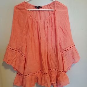 Zac and Rachel Women peach shirt 2X